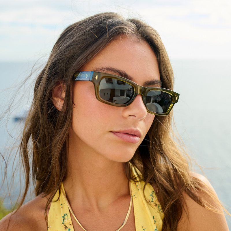 I-SEA Flynn - Olive/Green Polarized Solbriller