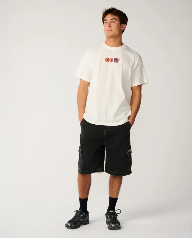 Rip Curl S-Series VC Digicon Tee - T-skjorte - Bone