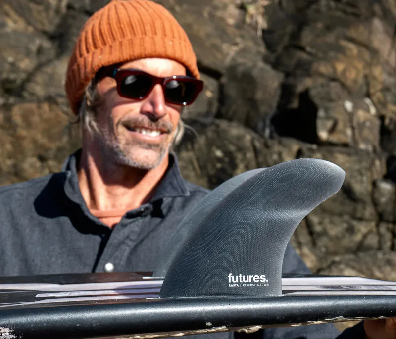 Futures Rasta 3/2 Reverse Fiberglass Twin + 1