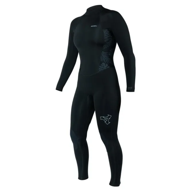 Hovedbilde Xcel Dame 4/3 Axis Back Zip Våtdrakt