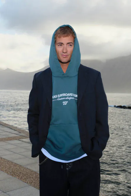 Hovedbilde Pukas Five Stars Hoodie Fleece Hettegenser - Dark Green