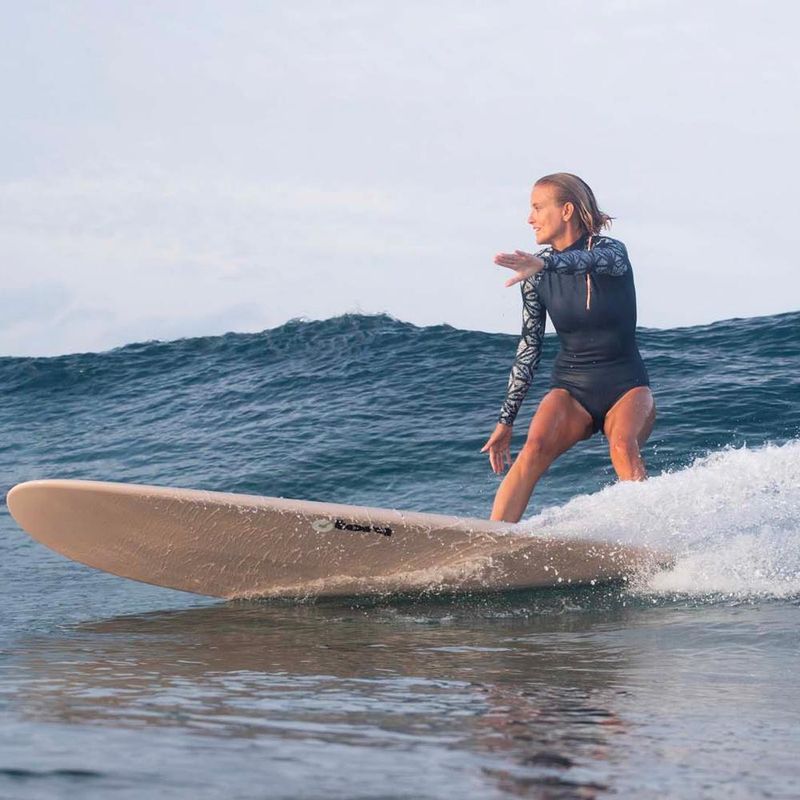 Torq Longboard Epoxy 9'6 (88L) Surfebrett - Blue Pinline