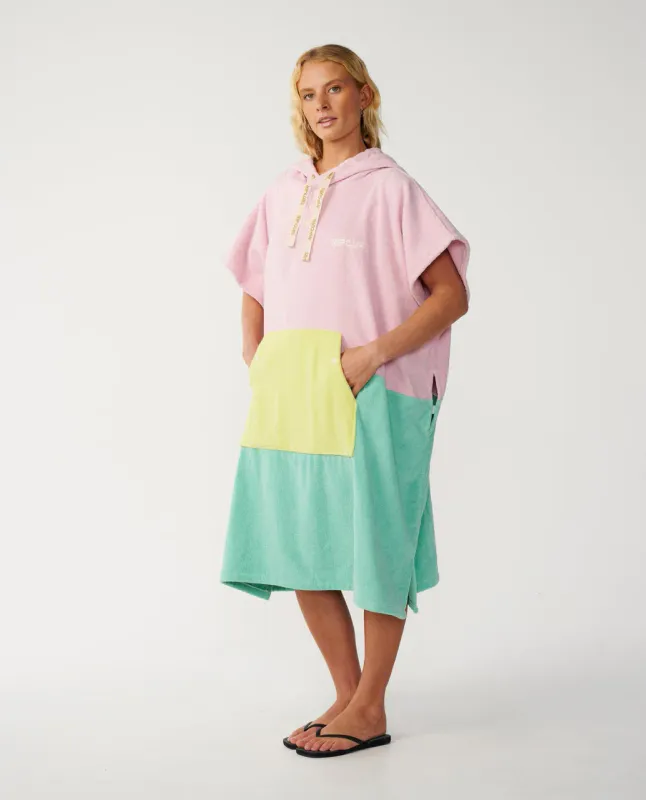 Rip Curl - Premium Surf Skifteponcho med hette - Light Lilac