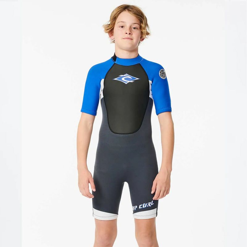 Rip Curl Junior 2/2 Omega Back Zip Våtdrakt - Blue