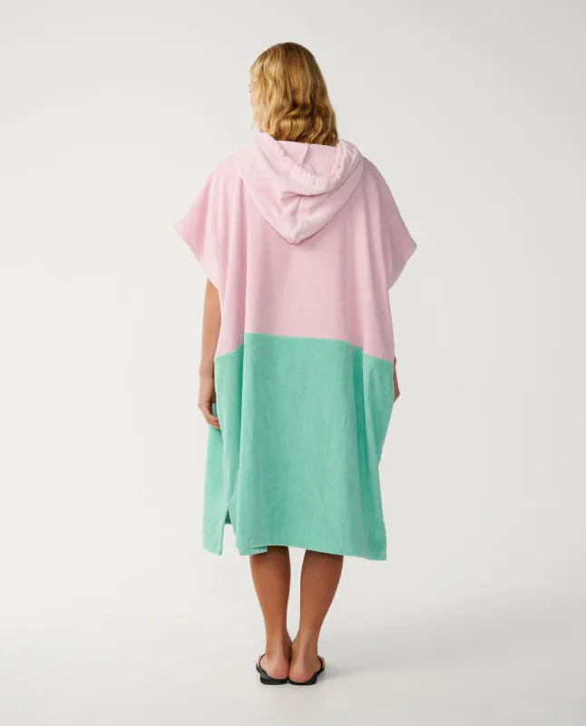 Rip Curl - Premium Surf Skifteponcho med hette - Light Lilac