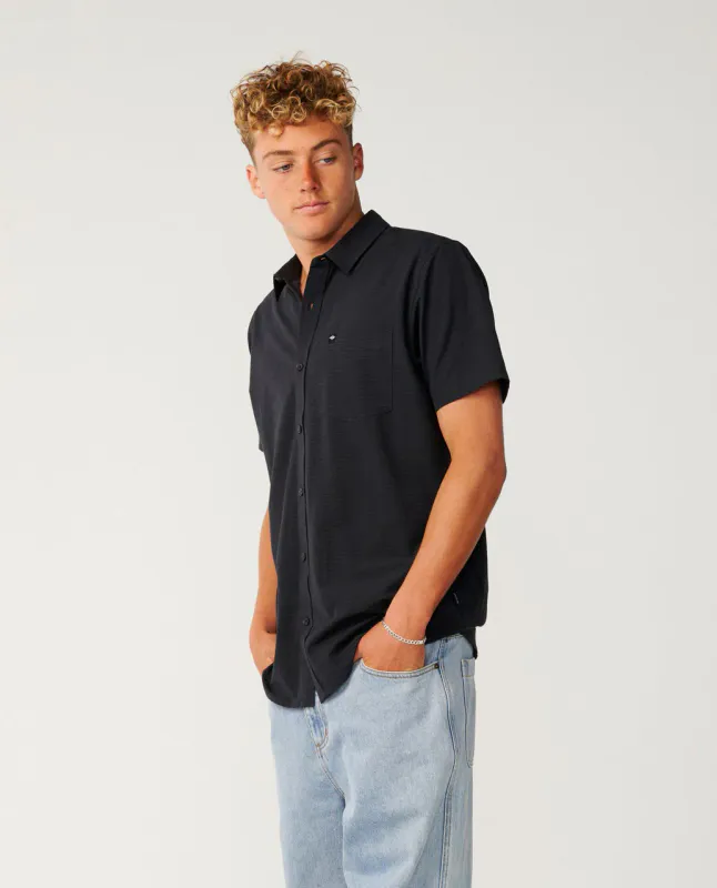 Rip Curl - Classic Surf Tech Short Sleeve Skjorte - Black