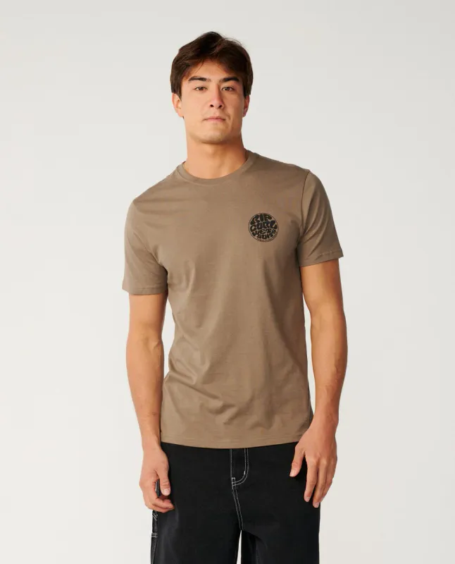 Rip Curl - Wettie Icon T-skjorte - Walnut