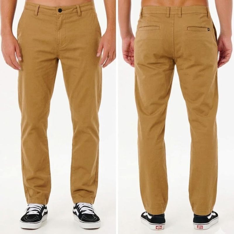 Rip Curl - Classic Surf Chino Pant - Bukser - Dark Khaki