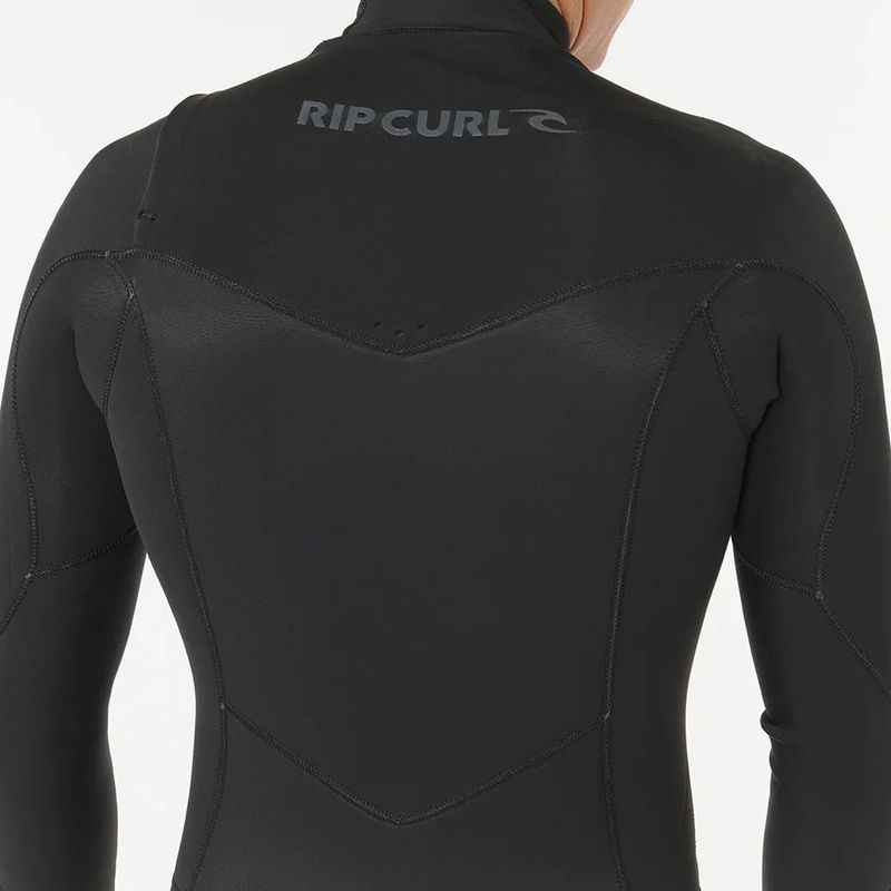 Rip Curl 3/2 Dawn Patrol Pro Chest Zip Våtdrakt - Black