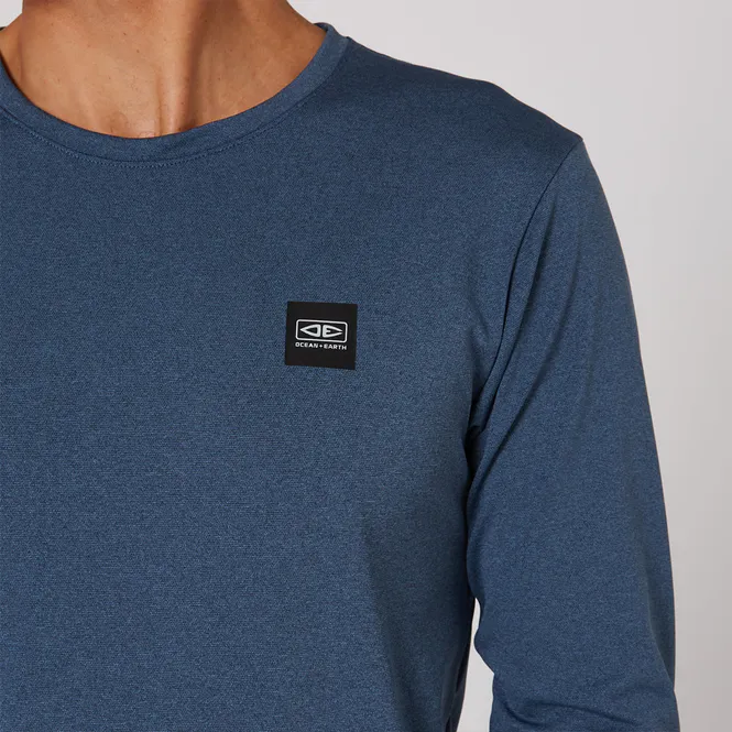 Hovedbilde O & E - Mens Surf Long Sleeve Rash Shirt - Rash Guard - Navy