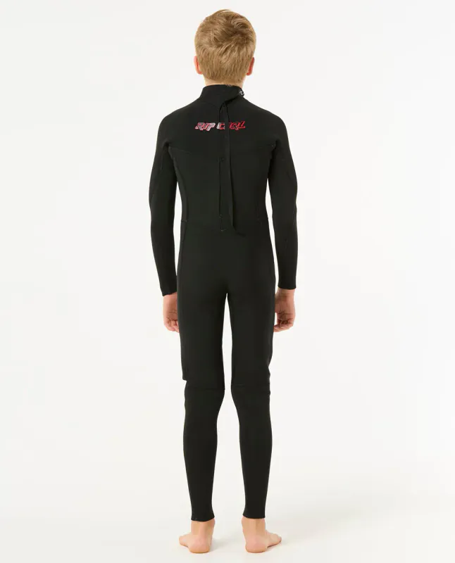 Rip Curl Junior - 5/3 Dawn Patrol Back ZIp Våtdrakt - Black