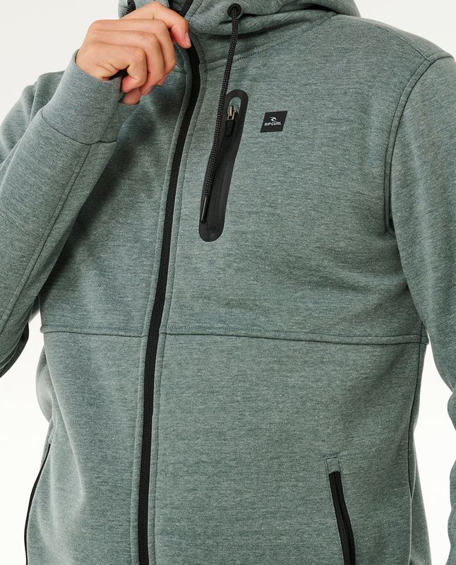 Rip Curl - Departed Anti-Series Fleecejakke - Moss