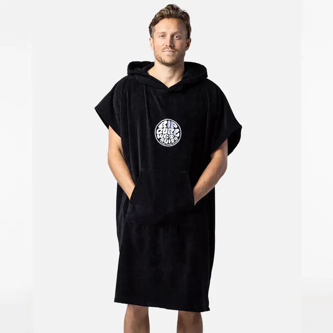 Hovedbilde Rip Curl - Logo Skifteponcho med hette - Black