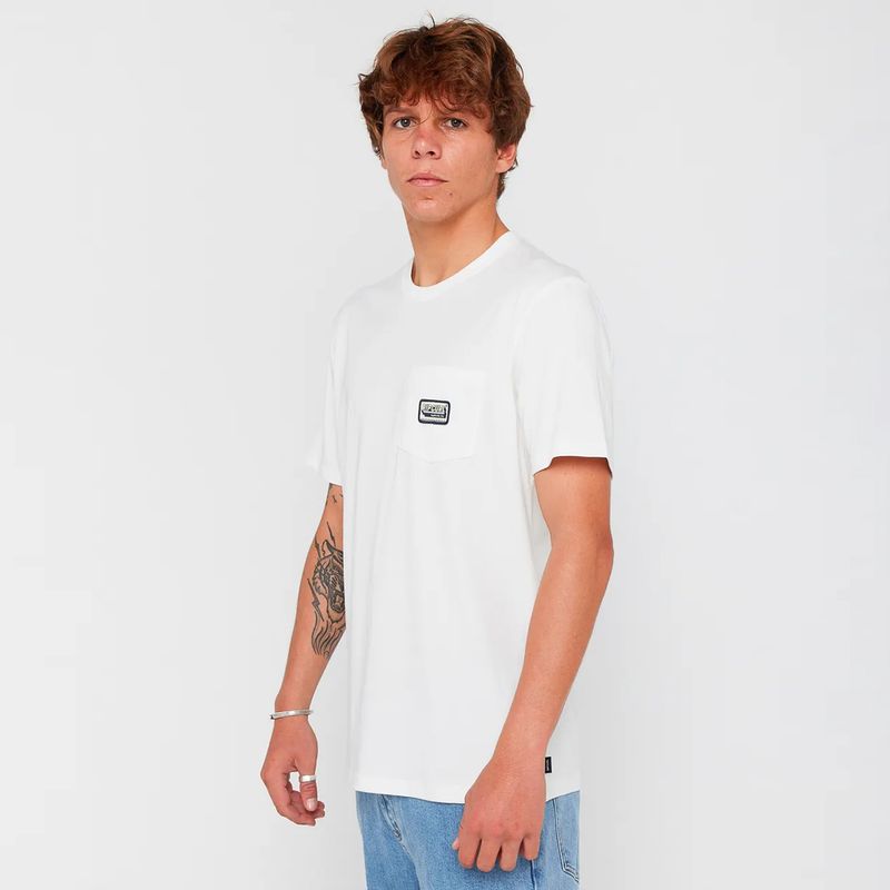 Rip Curl Sportline Badge Short Sleeve Tee - T skjorte - Bone
