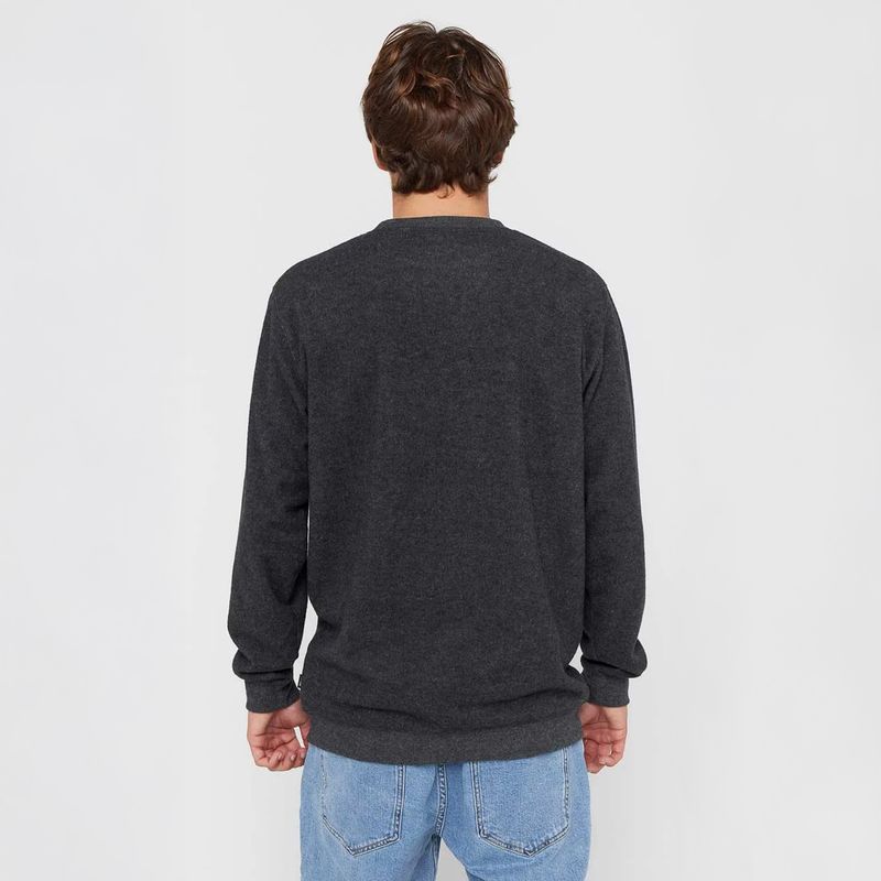 Rip Curl Grid Crew Genser - Black Marle