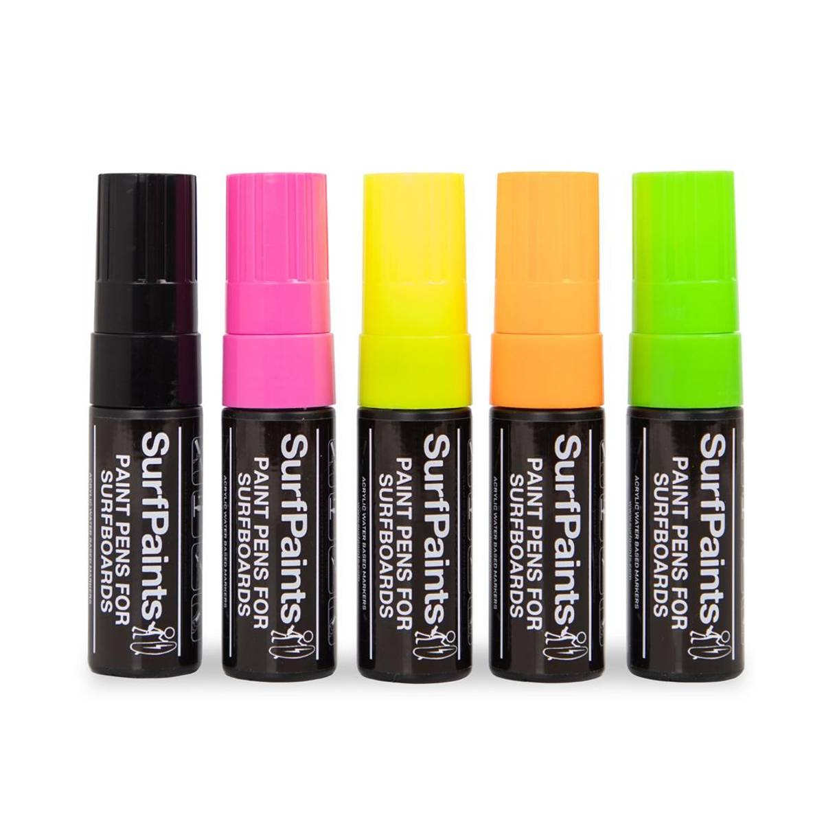 Surfpaints Paintpens for surfboards Fluro