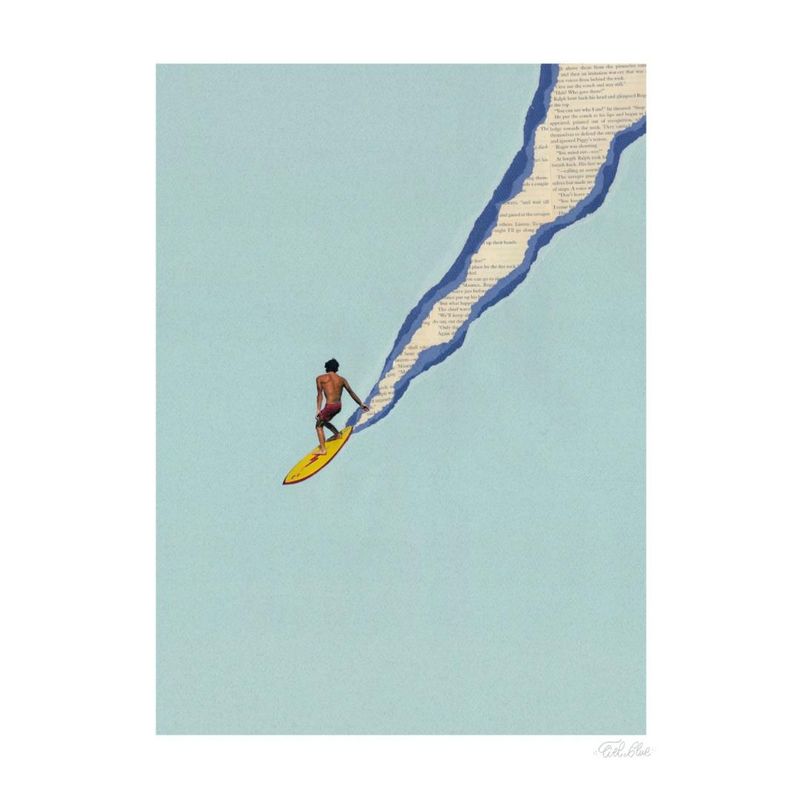 Ciel Glue Surf Print - 50x70 cm - Santa Cruz