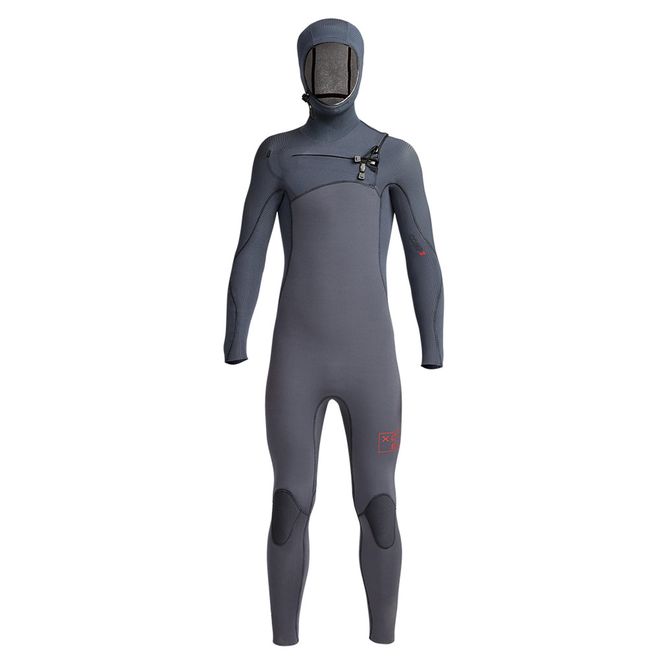 Hovedbilde Xcel Junior 4.5/3.5 Comp X Hooded Graphite Våtdrakt