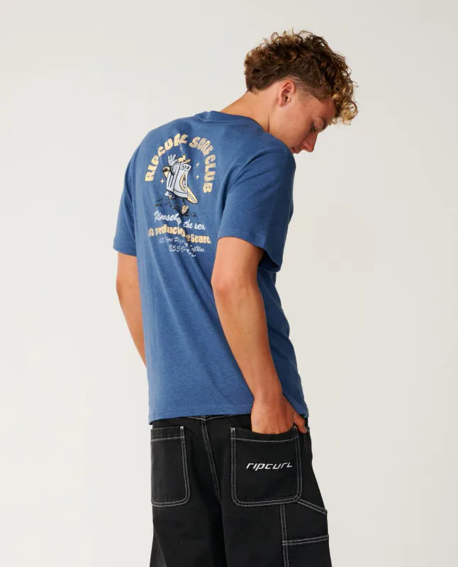 Rip Curl Shaper Address Relaxed Tee Update - T-skjorte - Light Navy