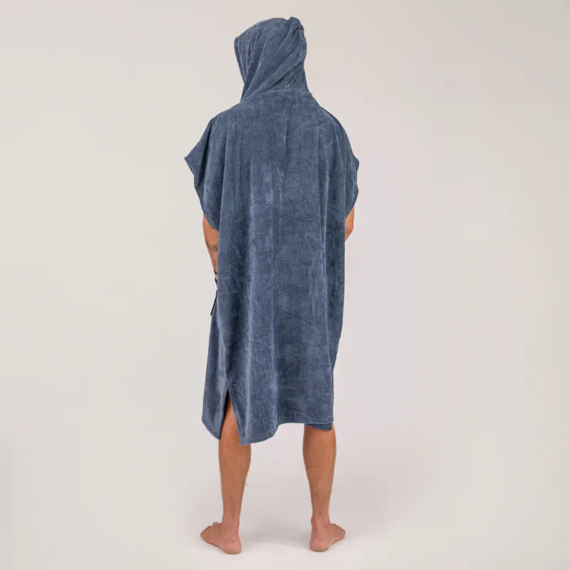 O&E - Skifteponcho med hette - Daybreak - Navy