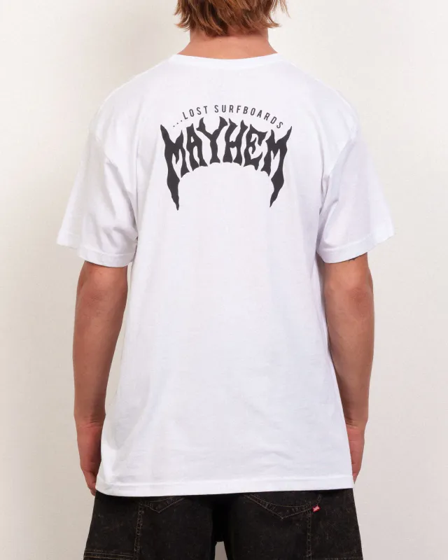 Lost - Mayhem Designs Tee - T-skjorte Hvit