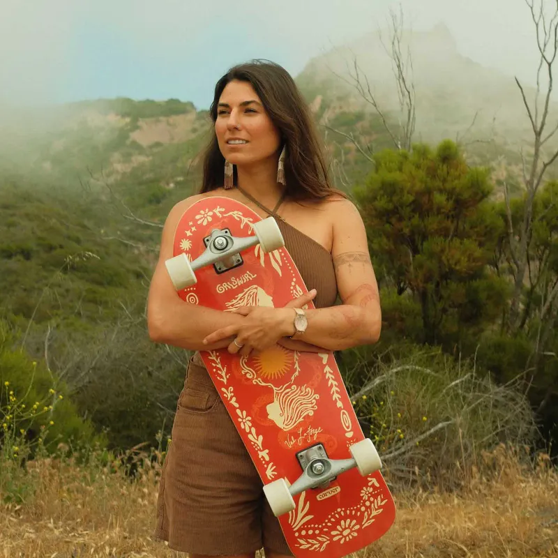 Carver - 30.75'' GRLSWIRL Sunflower CX Surfskate 