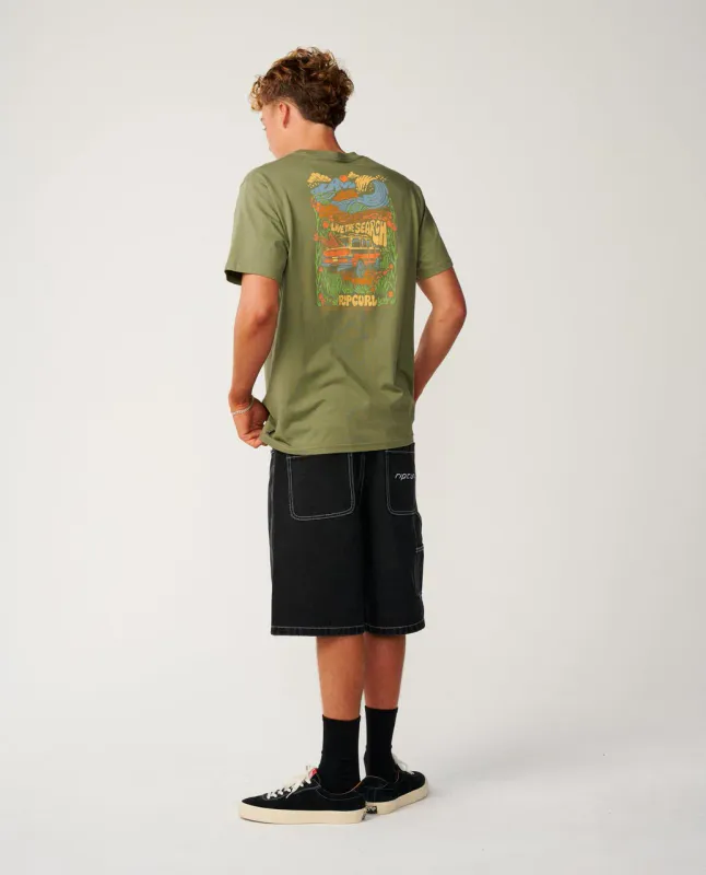 Rip Curl Surf Trip Relaxed Tee - T-shirt - Surplus Green