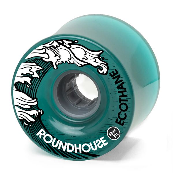 Carver - Roundhouse Wheels 69mm Eco Concave Aqua - Hjulsett