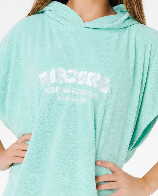 Rip Curl - Junior Classic Surf Skifteponcho med hette - Teal