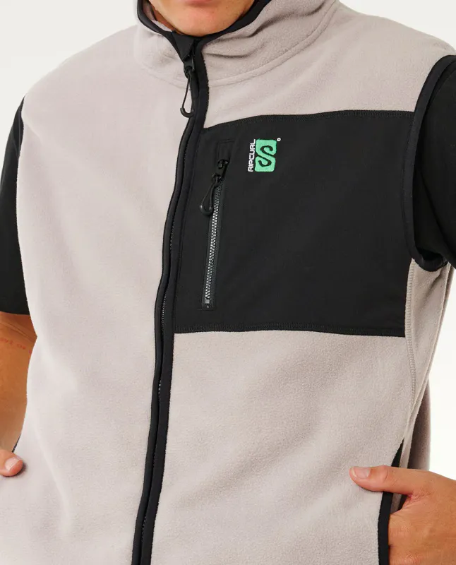 Rip Curl - Search Polar Fleece Vest - Stone