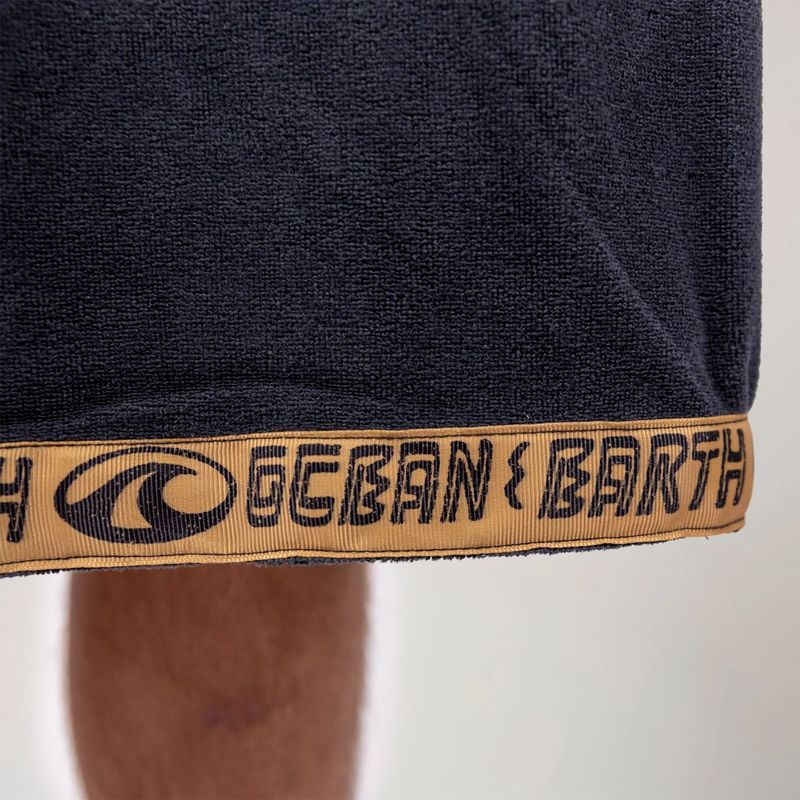 O&E - Skifteponcho med hette - Ignite - Dull Black