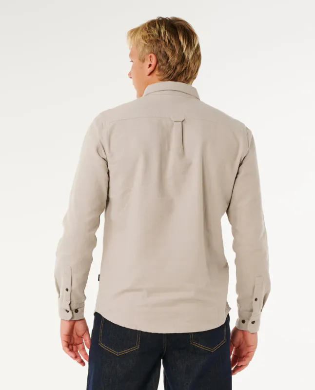 Rip Curl - Premium Surf Long Sleeve Skjorte - Stone