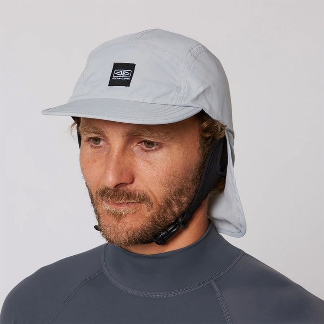 Hovedbilde O & E - Indo 5 Panel Legionnaire Surf Cap - Grey