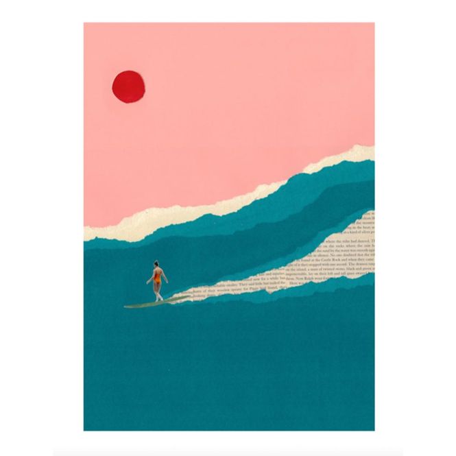 Hovedbilde Ciel Glue Surf Print - 30x40 cm - Baleal Girl