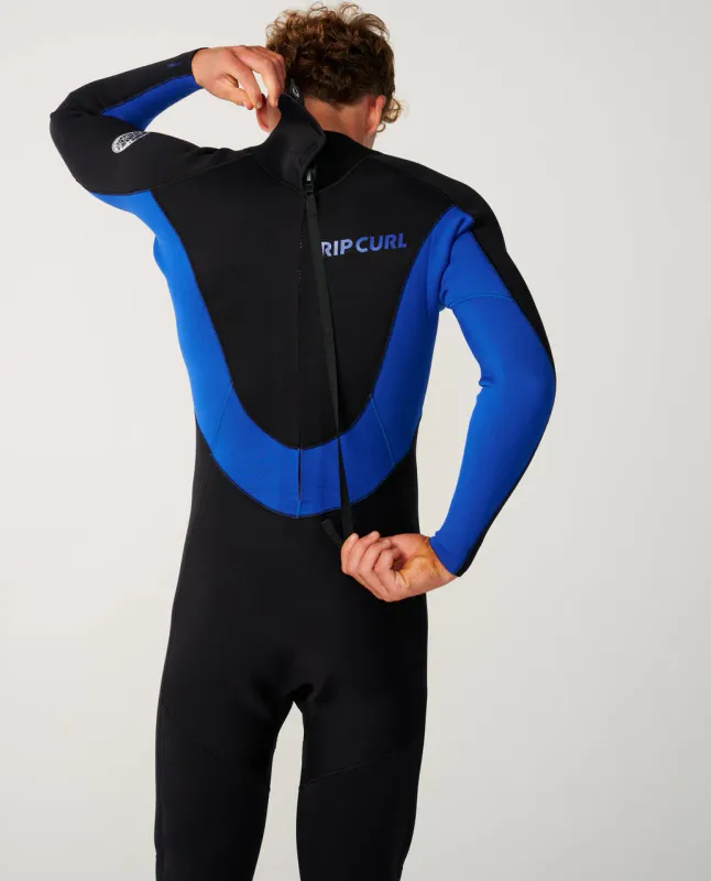 Rip Curl 5/4 Trad Back Zip Våtdrakt - Blue