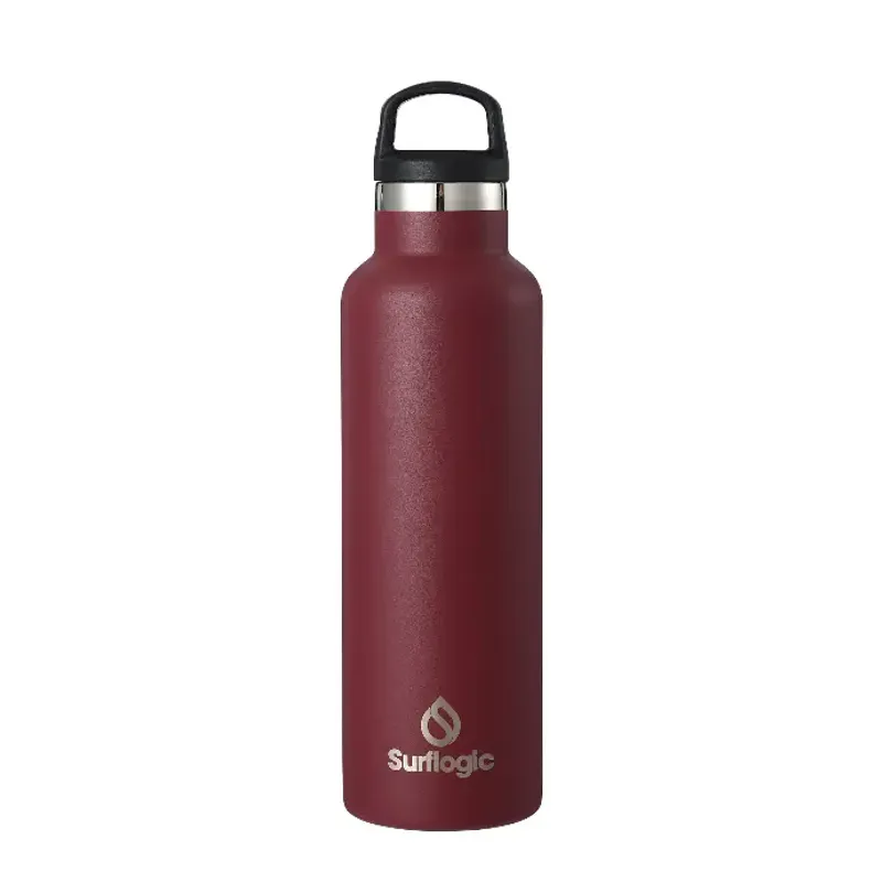 Surflogic Insulated Bottle 600 ml Standard Mouth – Burgundy 