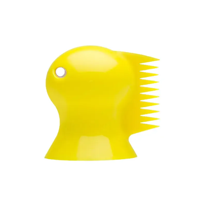 Surflogic Dino Surf Wax Scraper & Comb - Yellow
