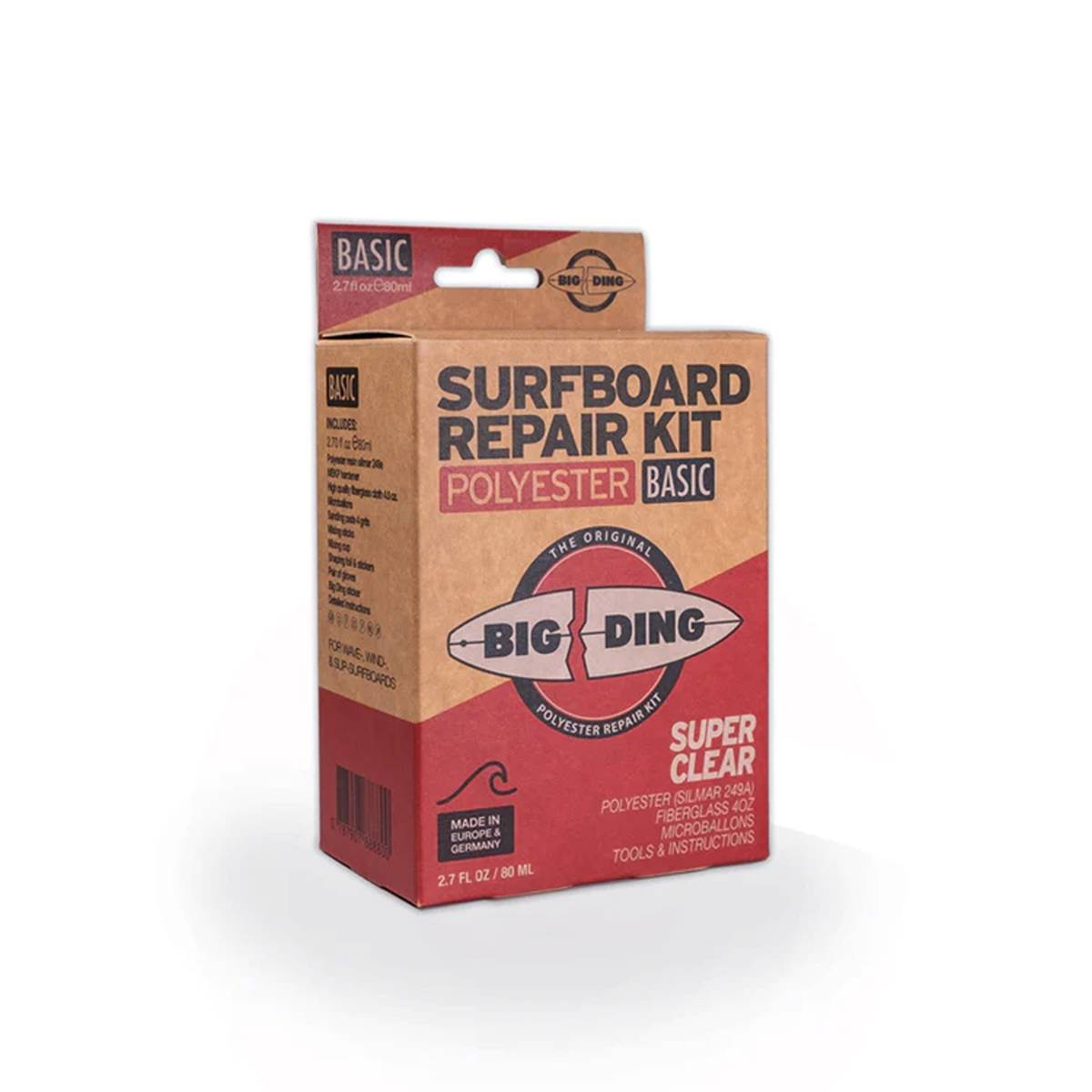 Big Ding Basic Polyester Surfboard Repair Kit