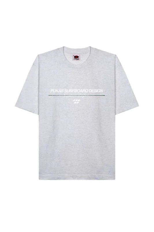 Pukas - Five Stars Contrast Stitch Tee - T-skjorte Heather Grey