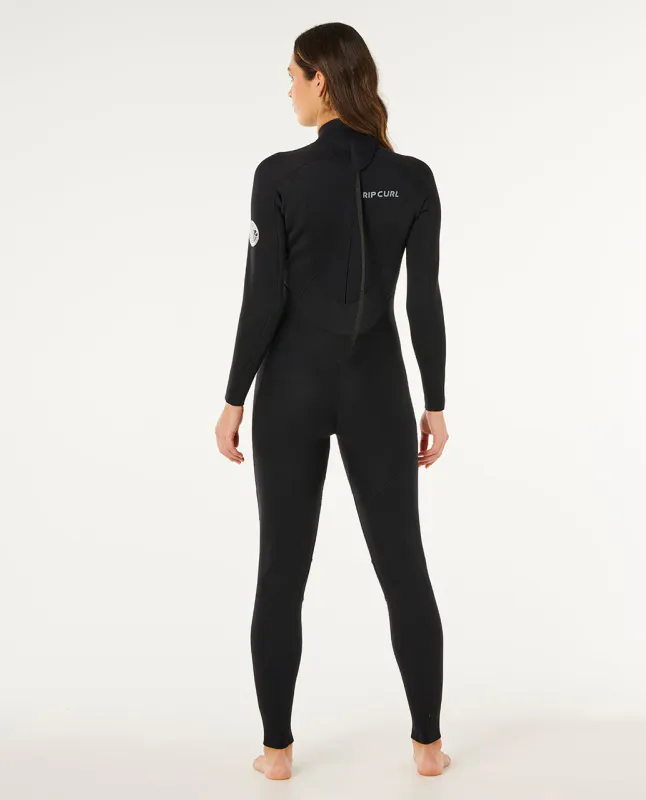 Rip Curl Dame - 3/2 Trad - Back Zip Våtdrakt - Black