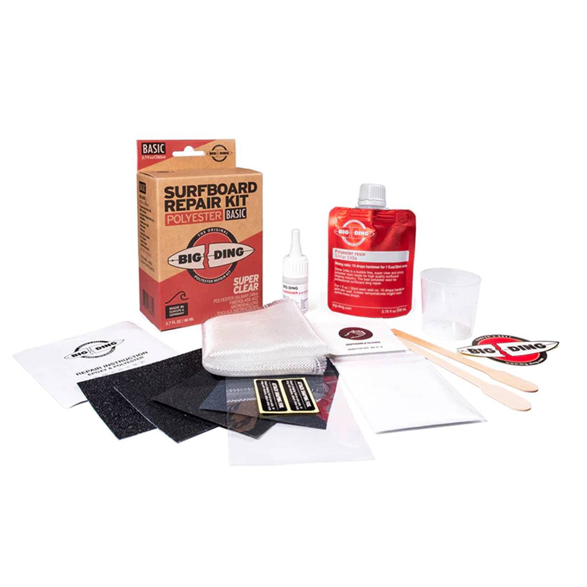 Big Ding Basic Polyester Surfboard Repair Kit