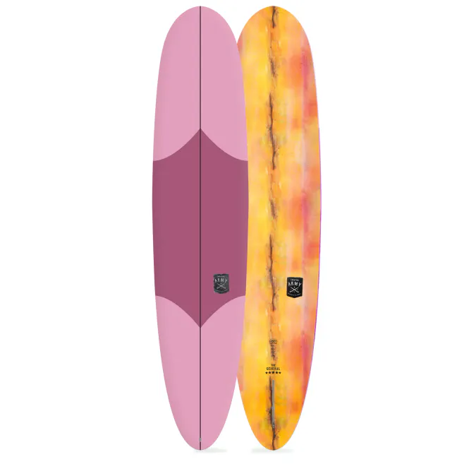 Hovedbilde O&E - The General Epoxy Soft 9'6'' - Longboard - Mauve